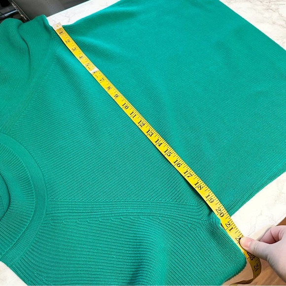 Talbots Pima Cotton Ribbed Fold Down Turtleneck Sweater Women’s Petite Large EUC - Picture 9 of 10